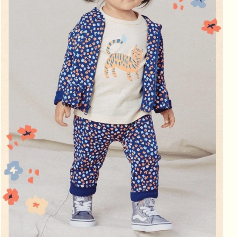 Tea Collection Floral Sweatsuit